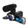 Caméra vidéo Full HD caméscope vlog pour flux en direct WIFI Webcam Vision nocturne 4K 16X Zoom photographie appareils photo numériques 240106