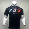 2024 Moda T-Shirt Dağ Bisikleti Takım Foxx Erkekler Tişörtleri Erkekler Yokuş Düşük Camiseta Bat Mtb Dağ Gömlekleri Offroad DH Motosiklet Yarışı Off-Road Bisikleti