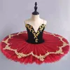 Stage Wear Ballet professionnel Tutu pour filles enfants femmes adultes ballerine fête danse Costumes plateau crêpe