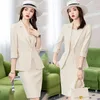 Robes de travail femmes robes costumes printemps été blazers avec hauts et robe tenue de bureau d'affaires professionnelle OL Styles dames ensemble