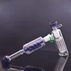 4 em 1 Queimador de Óleo de Vidro Bong Tubulações de Água Martelo 6 Braço Perc Espiral Percolador Dab Plataformas de Petróleo Bongos de Vidro Cachimbos Reciclador Ash Catcher Bong com Tubo de Queimador de Óleo