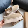 Designer Boots Womens Snow Winter Boot Australia Tasman Slippers Platform Ultra Mini Fur Ankle Fashion Tide Australie Wool Shoes Tazz Leather Casual Out