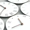 Relógios de mesa Construção durável Relógio redondo estilo único cronometragem precisa fácil de ler