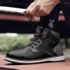 Botas 30 graus abaixo de zero quente neve me sapatos de inverno agradável moda homens tornozelo casual homem calçado masculino ka1811