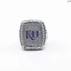 Rings Band NCAA 2008 University of Kansas Crow Hawk Basket Bameing Ring 1Ztu