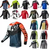 2024 T-shirt de mode Costume de vélo de montagne Foxx T-shirts pour hommes Enduro VTT manches de cyclisme cyclisme chemise de descente Camiseta Motocross Mx Mountain Http Mtb 2mfw