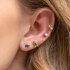 Boucles d'oreilles en forme de dinosaure en Zircon, 1 pièce, mignon, Simple, couleur or, pour femmes et filles, bijoux à la mode, cadeaux de déclaration