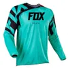 2024 Fashion Tshirt Mountain Bike Suit Foxx Mens Tshirts Mens Long Sleeve Motocross Cycling Teleyi Downhill Mountain Mtb Shirts Offroad DH Motorcykel Motocros