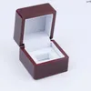 Manchette oreille monotrou Champion anneau boîte d'emballage solide boîte en bois blanc Ycl7