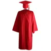 Kledingsets Afstudeertoga Robe Lange mouw Universitaire Academische Jurk Unisex Bachelor Master Cap Set voor ceremonie