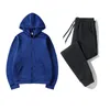 Tracksuits dos homens Versão coreana Solto Homem Hoodies Mulheres Manga Longa Zip Com Capuz Conjunto Oversized Bolso Casaco Harajuku Masculino Moletons Jaqueta