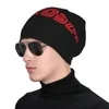 Bérets M. Robot rouge et noir unisexe adulte bonnets casquettes tricoté Bonnet chapeau chaud Hip Hop automne hiver extérieur Skullies chapeaux