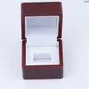 Manşet kulak tek delikli şampiyon yüzük paketleme kutusu katı beyaz ahşap kutu ycl7