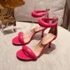 Сандалии Gianvito Rossi, дизайнерская обувь, женские модельные туфли на шпильке с молнией из натуральной кожи, римские модные удобные дизайнерские сандалии на высоком каблуке 10,5 см.