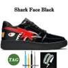 Panda ABC STA SHOES BAPESTASS SK8低女性カラーブロックシャークブラックホワイトパステルグリーンブルースエードメンズトレーナーアウトドアスポーツスニーカーウォーキングジョギングサイズ36