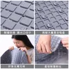 Bath Mats PVC Anti Slip Grid Toilet Floor Mat Shower Bathroom Carpet Home Supplies