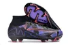 Mercurial 9 Soccer Cleats Crampons ix Elite FG Voltagepurple Football Boots Mens Kids Girls Elite Superbfly XV 15 Ag Turf SG Pink Gold American Foot Ball Shoes