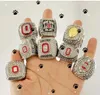 Cluster Rings 8PCS Ohio State Buckeyes National Ring Set solid Men Fan Brithday Gift Drop Shipping