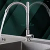 Robinets de cuisine, robinet d'évier, lavabo en acier inoxydable, mitigeur d'eau froide simple, comptoir de lavabo monté sur le pont