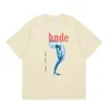 SS New HUDE T-shirt Girocollo Semplice T-shirt in cotone per uomo e donna Pullover sottile T-shirt casual a maniche corte Mezze maniche sportive Top da esterno