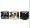 Four layers of zinc alloy diamond-shaped chamfer side concave drum type grinder diameter 63MM new smokers