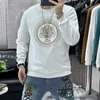 Pullover Herren Dragon China-Chic Neue Hoodies Diamant Design Plüsch Outwear Top Langarm Pullover Männliche Kleidung