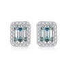 5colors 통과 테스트 알레르기 무료 925 실버 VVS 1ct Moissanite Earrings Studs 남성용 여성 좋은 선물