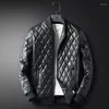 Men's Jackets MRMT 2024 Brand Clothing Overdress For Male Outer Pu Leather Coat
