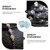 Jewelry Pouches 24 Pcs The Ring Necklace Organizer Small Stylish Jewelery Boxes Gift Storage Case Lovers