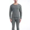 Intimo termico da uomo WENYUJH Mutande lunghe da uomo Camicia e pantaloni autunno inverno da uomo Set da 2 pezzi Abbigliamento maschile