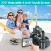 2023 CMOS 1300 CAMCORD 4K Ultra HD 64MP Streaming Camera 40 Inch Touch Screen Digital Video för Tiktok Live Broadcast 240106