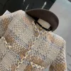 Jaquetas femininas pequena fragrância casaco outono inverno moda francesa trança tweed único breasted senhoras doce jaqueta de lã curta