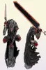 Anime Manga 25 cm Berserk Guts L anime Figure Guts Berserker Armor Action Figure Berserk Black Swhingsman Figurine Collection Model 2076351