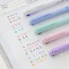 Renk yaratıcı renkli jel kalem sevimli kırtasiye scrapbooking güzel öğrenci boyama işaretleme