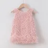 Girl Dresses Party For Girls Tutu Dress French Fringe Small Fragrance Children's Tank Top Baby Birthday