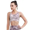 Lu-22 Yoga Bra align tank leggings Tie-dye Solid Color Women Slim Fit Sports Bra Fitness Vest Sexy Underwear with Removable Chest Pads Soft Brassiere