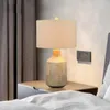 Table Lamps Nordic Retro Minimalist Cement Lamp Base Living Room Bedroom Bedside Home Decor Led Night Light Desk