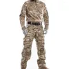 Mäns spårningsdräkter jaktuppsättningar ryska kamouflage kostym herrar g3 g4 frogman combat träning gen4 taktiska t skjortor byxor militär uniform