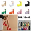 Дизайнерский каблук 35–42 евро. Элегантные свадебные модельные туфли. Женские сандалии. Туфли на массивном высоком каблуке. Кожаные женские вечерние сандалии на платформе, сетчатые сандалии, атласные тапочки.