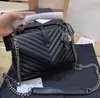 fashion lockhead designer bags women Shoulder bag gold silver chain bag leather handbags Lady Y type quilted lattice chains flap handbag Envelope bag