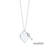 Heart Designer pendant necklaces Jewelry stainless Gift Luxury women love chain Valentine Fashion Brand T men's and women's couple accessories Chains