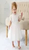 Nowonarodzone dziecko puste sukienka chrztu 2019 Suknia chrzestna Girls039 Party Infant Princess Wedding Sukni