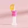 Water Bottles With Bottle Straw Flip Type Dust Cover Feeding For Kid Juice Soda Spill Proof