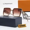 Lousis Männer Brand Brille LVSE Luis Luxusdesigner Sonnenbrille Lvlies Klassische Blume Hollow Letter Vuitonly Sonnenbrille für Frauen Drivi 7845