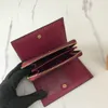 Mode Kurze Brieftasche Designer Frau Clip Leder Geldbörse Luxus Kartenhalter Münzgeldbörsen Reisepass Schlüsseltasche Münztaschen Handtaschen