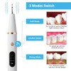 Ultrasonic Dental Tartar Stains Cleaner Tandblekning Rengöring av hushållskalkylplackborttagaren med LED 240106