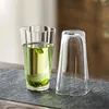 Mugs 180ml Four Leaf Clover Shape Glass Green Tea Cup Water Heat-resistant Mug Coffee Juice Milk Home Cafe Drinkware