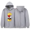 ヘビー級の綿のパッド入り、厚くなった漫画のプリントセーターデザイナーNew American Rooles and Burantile Hooded Pullover