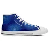 Maßgeschneiderte Schuhe, Skateboard-Schuhe, HIGH-CUT 7218, Star Lovers, DIY-Schuhe, Retro-Freizeitschuhe, Herren-Damen-Schuhe, Outdoor-Sneaker, Schwarz, Rosa, The Old Glory, große Größe, EUR 29–49