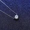 Европейский минималистичный дизайн, подвеска Mosan Diamond S Sier, модное женское супер-блестящее ожерелье из драгоценных камней, ювелирные изделия
